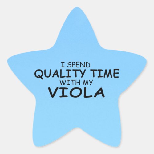 Quality Time Viola Star Sticker