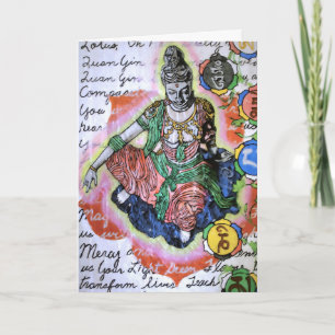 Quan Yin God/Goddess of Compassion Card