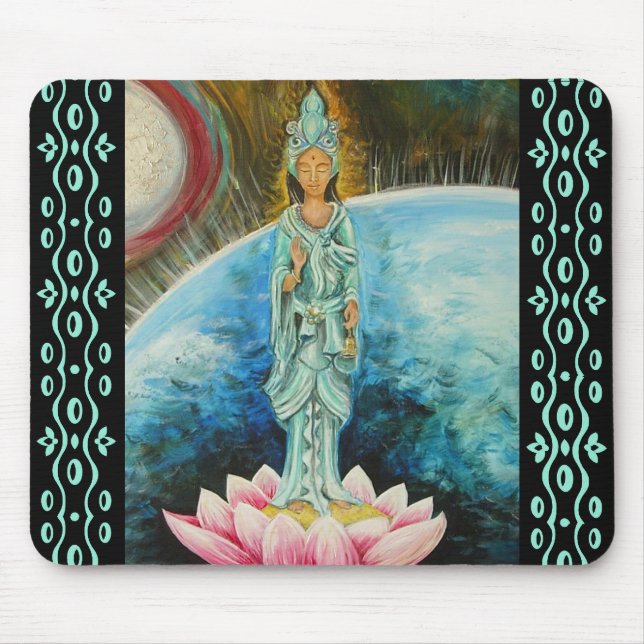 Quan Yin Mouse Pad (Front)