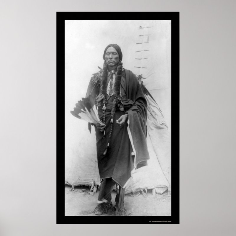 Quanah Parker, Comanche Indian Chief 1909 20x34 Photo  