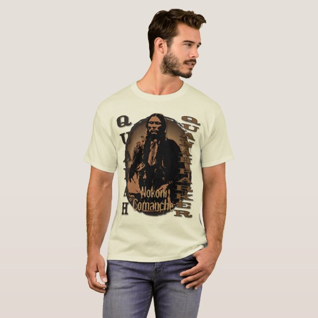 Quanah Parker Nokoni Comanche Leader T-Shirt (Front Full)