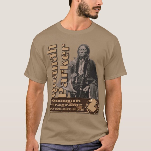 Quanah Parker Nokoni Comanche Leader T-Shirt (Front)