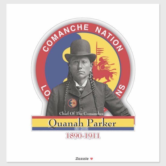 Quanah Parker Sticker (Sheet)