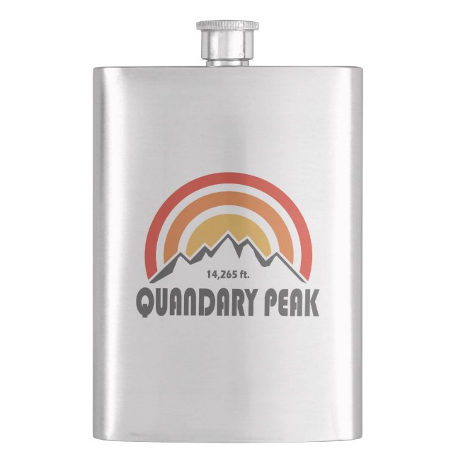 Quandary Peak Flask (Front)