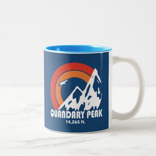 Quandary Peak Sun Eagle Two_Tone Coffee Mug