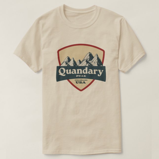 Quandary peak  T-Shirt (Design Front)