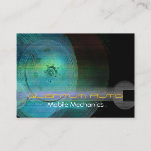 Quantum Auto Mobile Mechanics Business Card