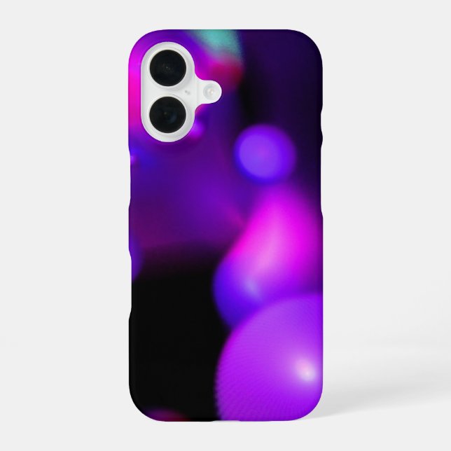 QUANTUM BUBBLE purple Iphone Case (Back)
