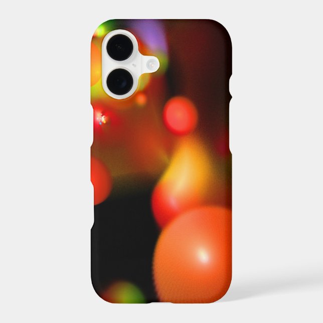 QUANTUM BUBBLE red white pink Iphone Case (Back)