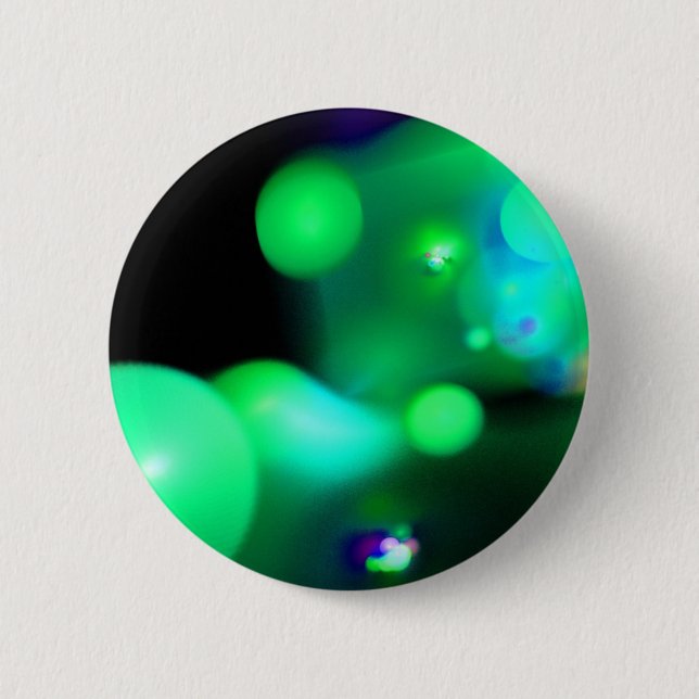 QUANTUM BUBBLES PINBACK BUTTON (Front)