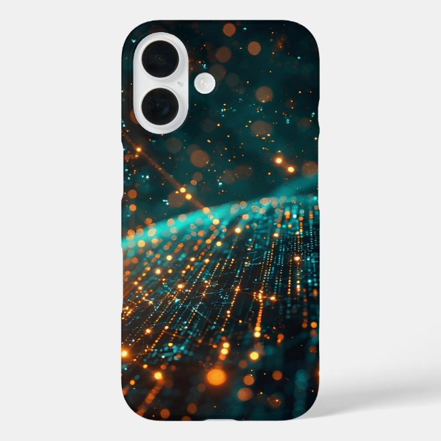Quantum Data Stream Case-Mate iPhone Case (Back)