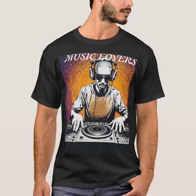 : 🎧 Quantum DJ: Master of Superposition Beats 🌌 T-Shirt (Front)