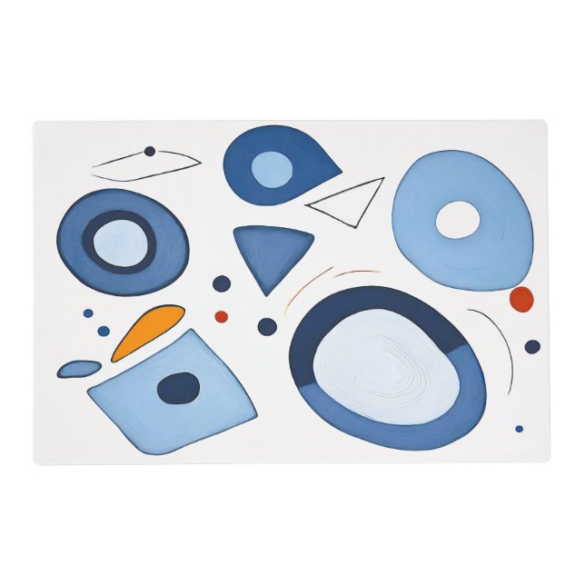 Quantum Dot Dreams Abstract Placemat (Front)