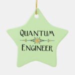 Quantum Engineer Line Ceramic Ornament