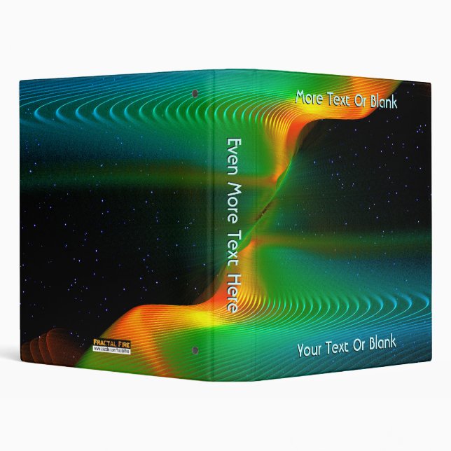 Quantum Entanglement 3 Ring Binder (Background)