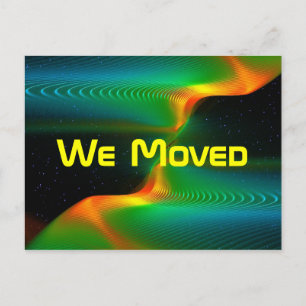 Quantum Entanglement Announcement Postcard
