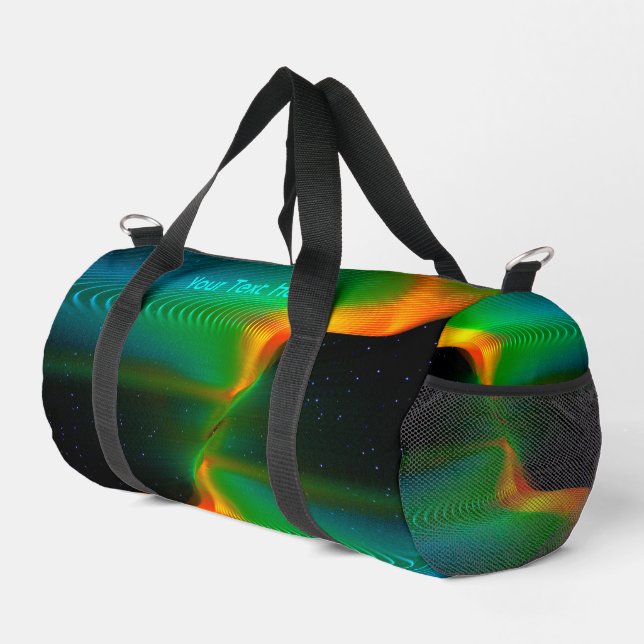 Quantum Entanglement Duffle Bag (Right Corner)