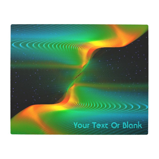 Quantum Entanglement Metal Print (Front)