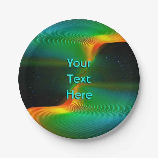 Quantum Entanglement Paper Plates (Front)