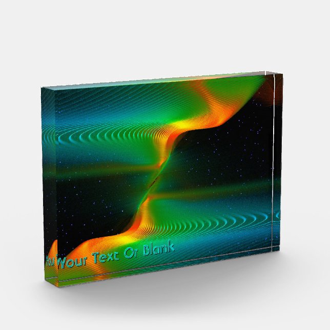 Quantum Entanglement Photo Block (Left)