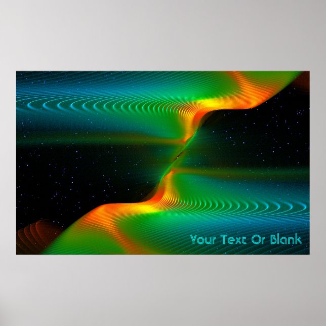 Quantum Entanglement Poster (Front)