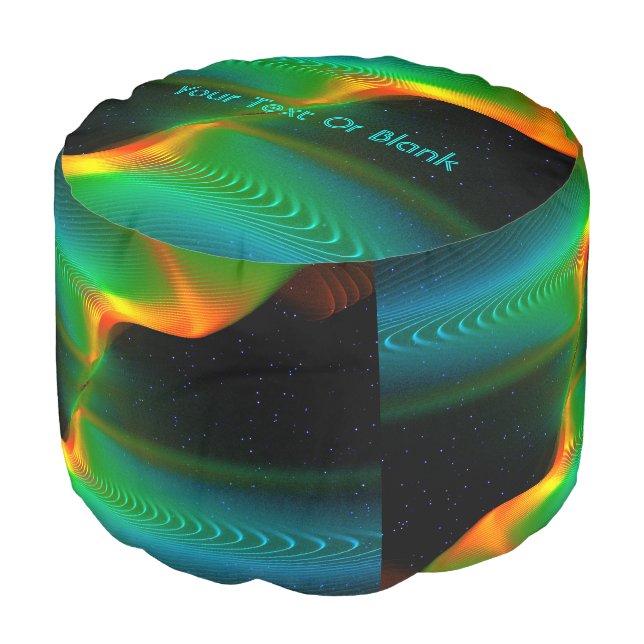 Quantum Entanglement Pouf (Angled Front)