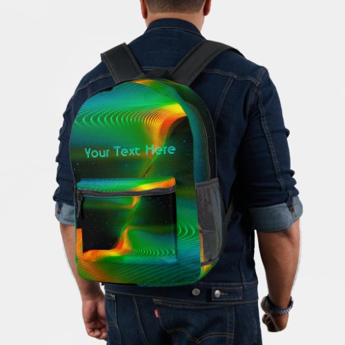 Quantum Entanglement Printed Backpack
