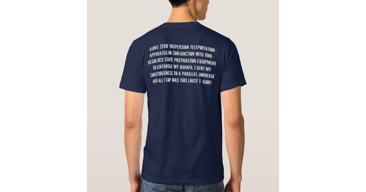 Quantum Entanglement T-Shirt | Zazzle