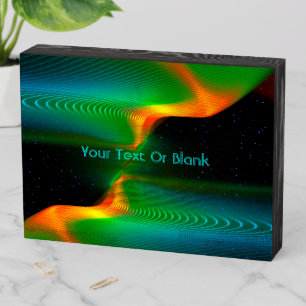 Quantum Entanglement Wooden Box Sign