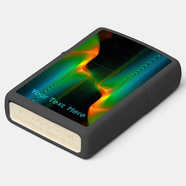 Quantum Entanglement Zippo Lighter (Angled)