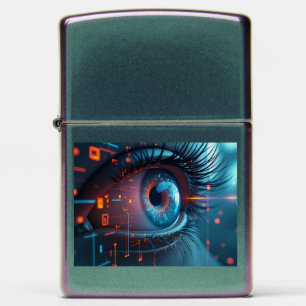 Quantum Eye iridescent Zippo lighter