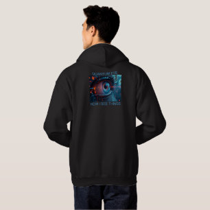 Quantum Eye things men black hoodie back