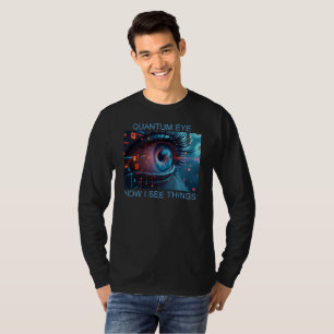 Quantum Eye things men black long sleeve T-shirt
