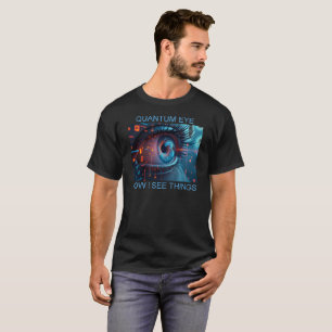 Quantum Eye things men black T-shirt