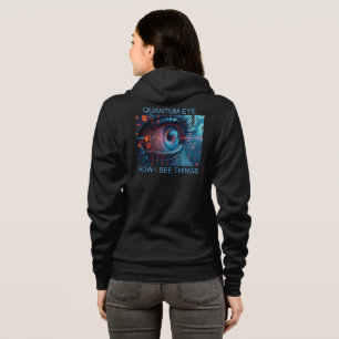 Quantum Eye things women Bella black hoodie