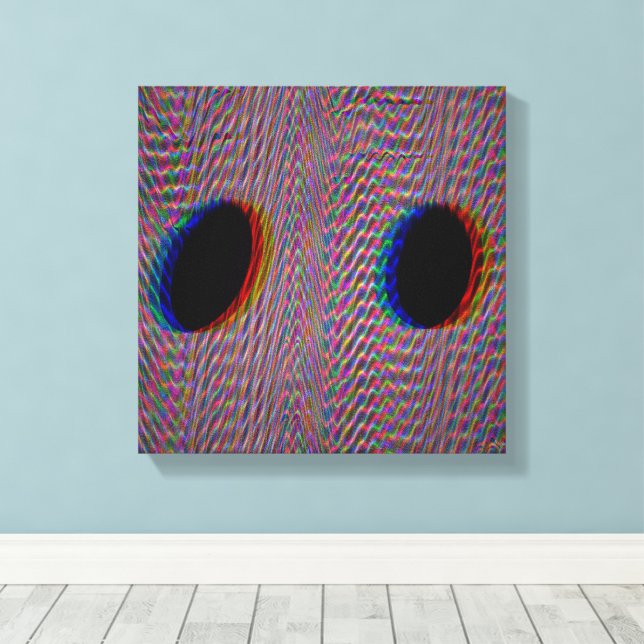 Quantum Flow Field  Canvas Print (Insitu(Wood Floor))