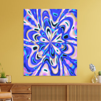 Quantum Fluids Kinetic Painting  Canvas Print