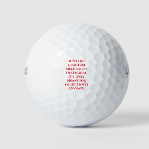 QUANTUM GOLF BALLS