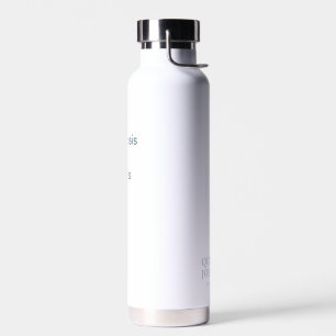 Quantum Journeys Hypnosis T-shirt Women Water Bottle