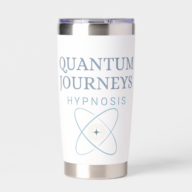 Quantum Journeys Hypnosis Tumbler (Front)