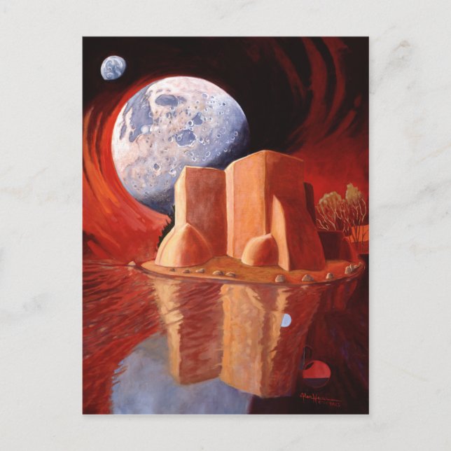 Quantum Leap by Alan Heuer Postcard (Front)