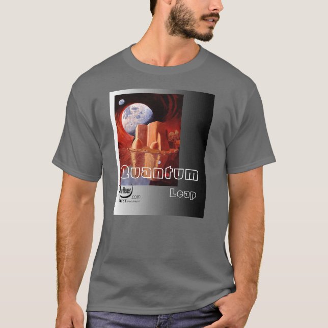 Quantum Leap by Alan Heuer T-Shirt (Front)