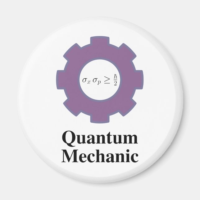 quantum mechanic magnet (Front)