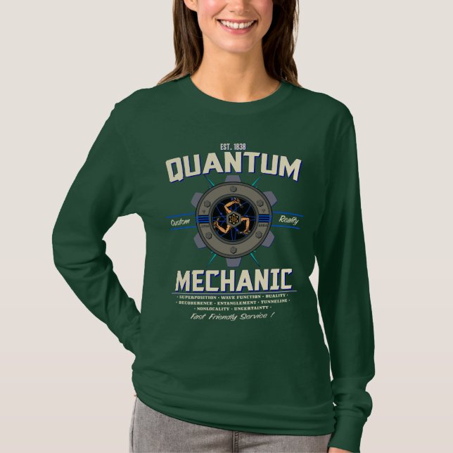 QUANTUM MECHANIC T-Shirt (Front)