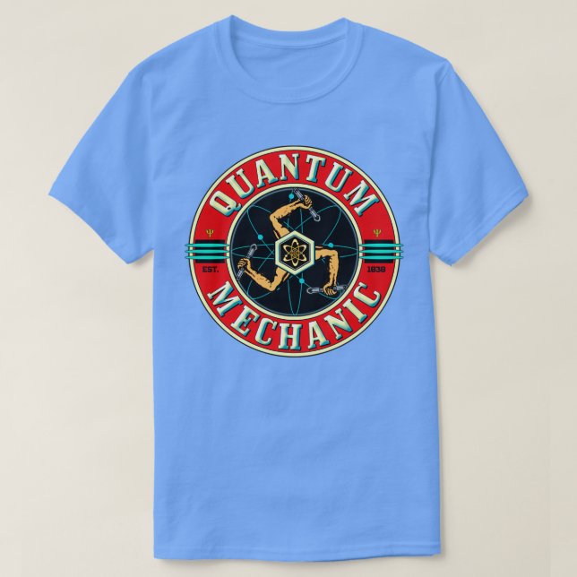 QUANTUM MECHANIC  T-Shirt (Design Front)