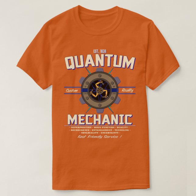 QUANTUM MECHANICS 1  T-Shirt (Design Front)
