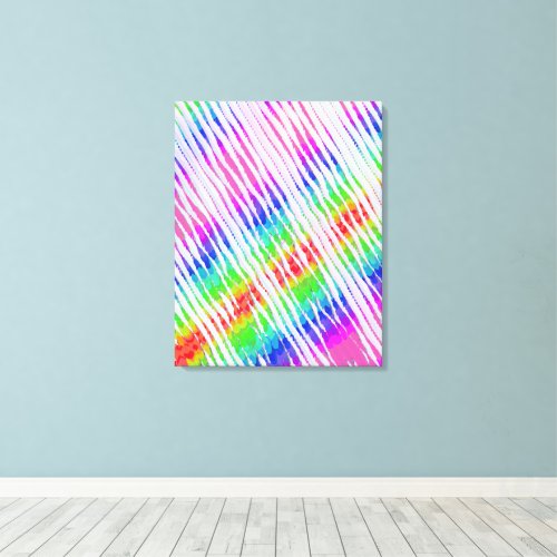 Quantum Mechanics Colours Flowing Pattern Canvas Print