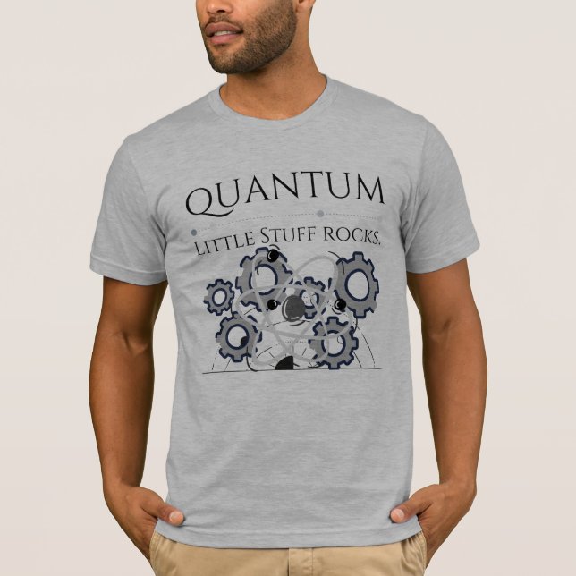 Quantum Mechanics, light grey T-Shirt (Front)