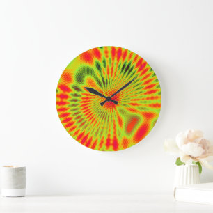 Quantum Mechanics Mandala Art Wall Clock