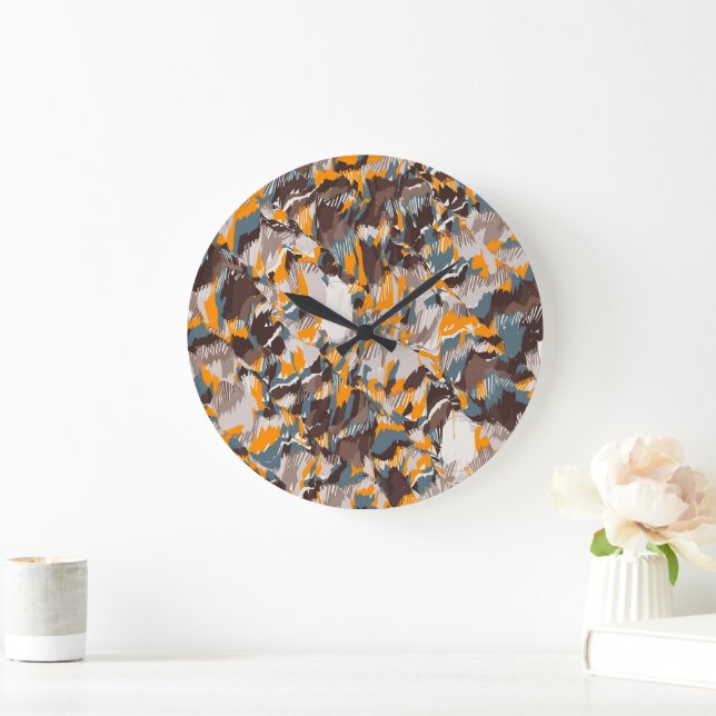 Quantum Mechanics Mandala Pattern Wall Clock (Home)